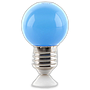 Bombillo LED E27 pinpon azul 1w 