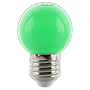 Bombillo LED E27 pinpon verde 1w 
