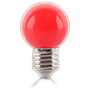 Bombillo LED E27 pinpon rojo 1w 